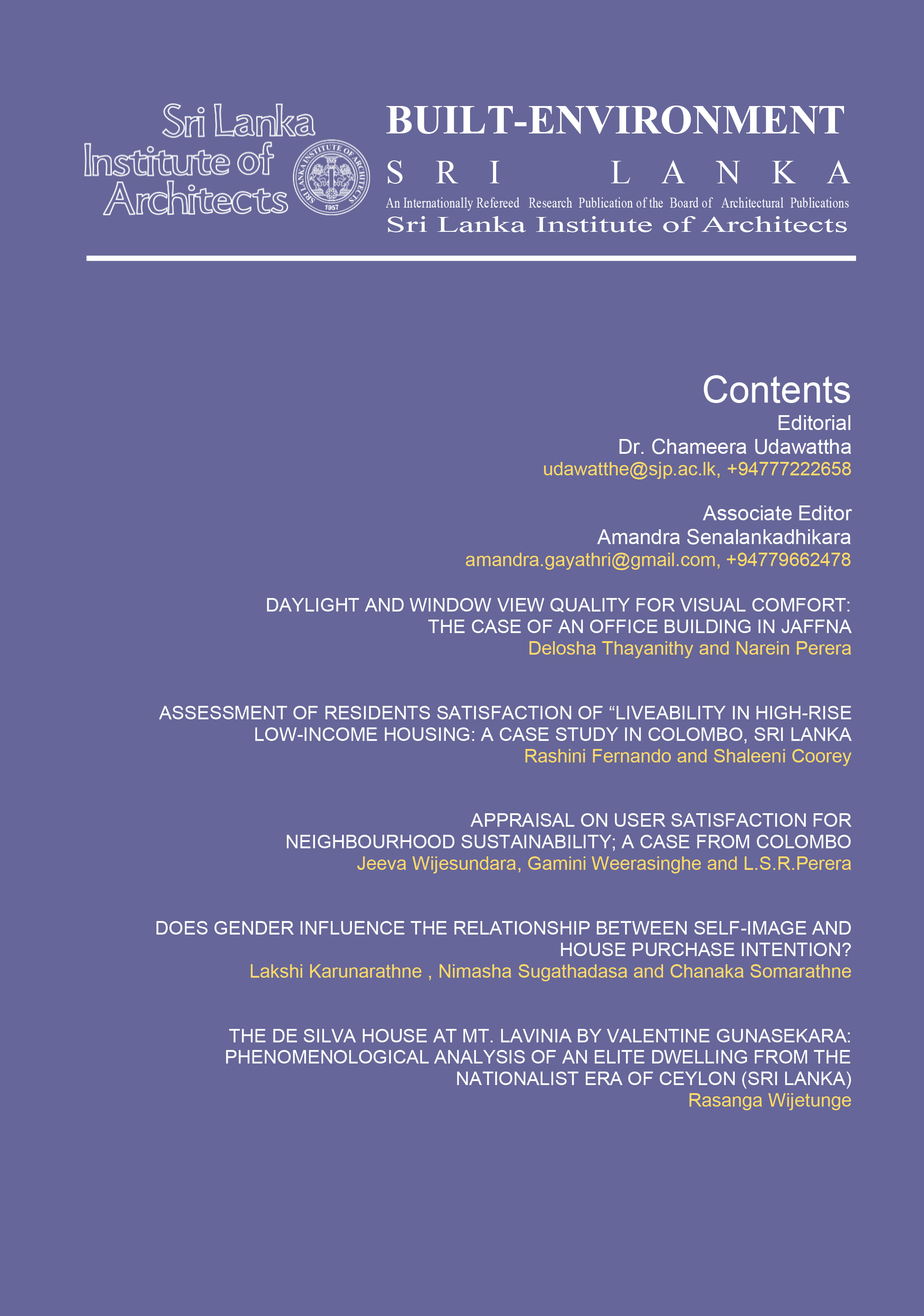 Built Environment Design