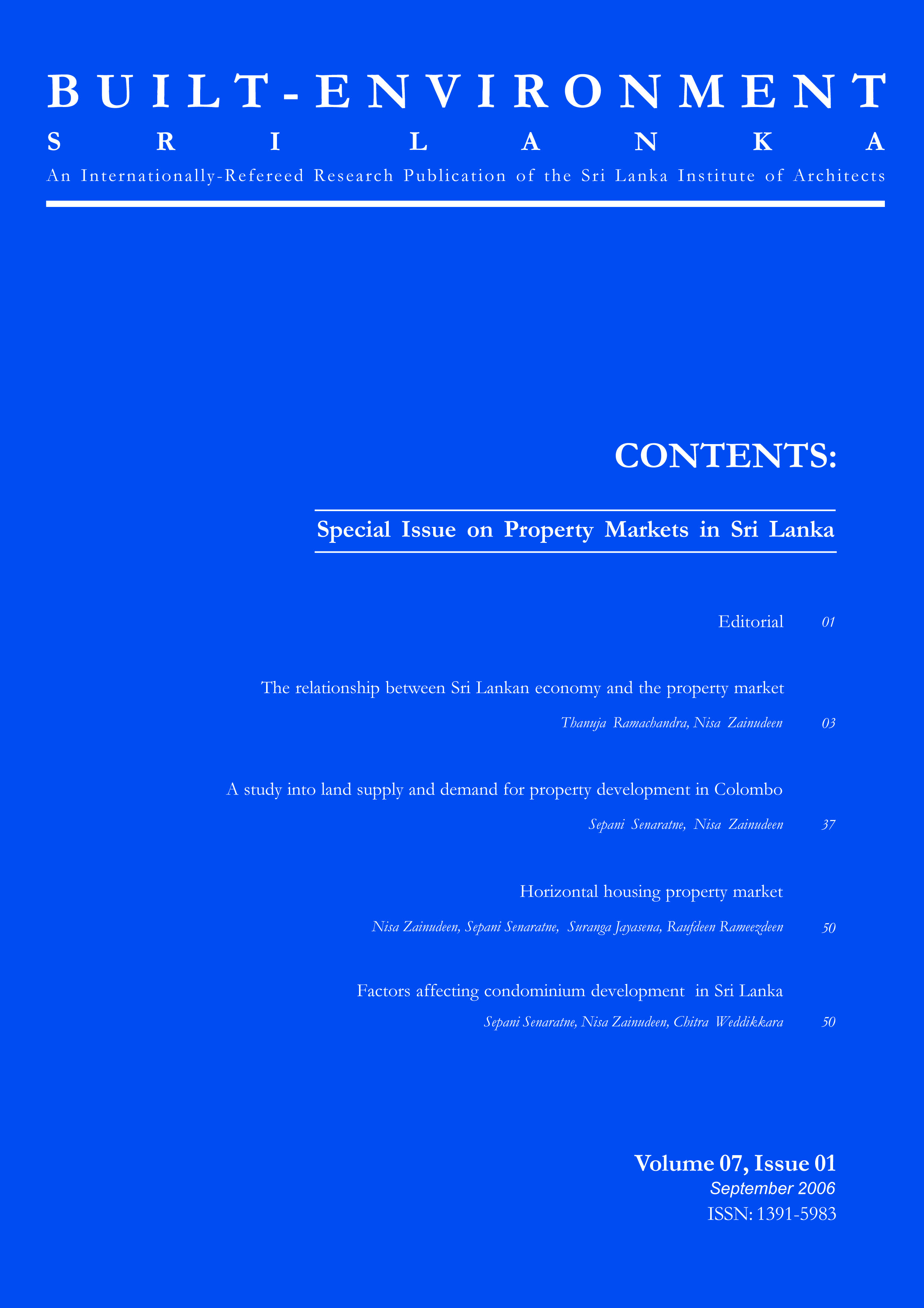 Built Environment Design